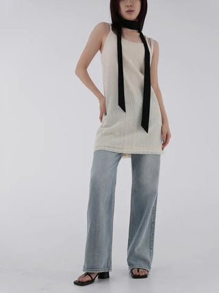 Osh straight denim pants