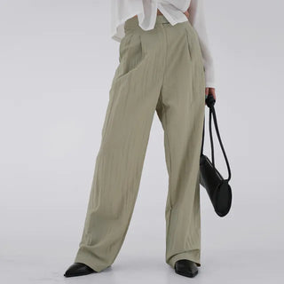 Brenny Two-Pin Tuck Long Pants