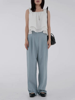 Brenny Two-Pin Tuck Long Pants