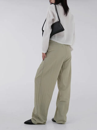 Brenny Two-Pin Tuck Long Pants