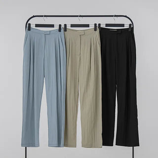 Brenny Two-Pin Tuck Long Pants