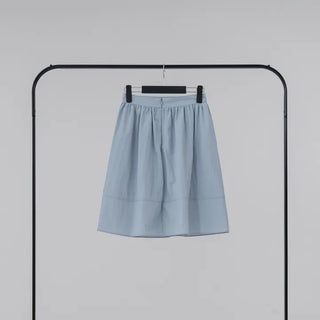 Birkin shirred flare skirt