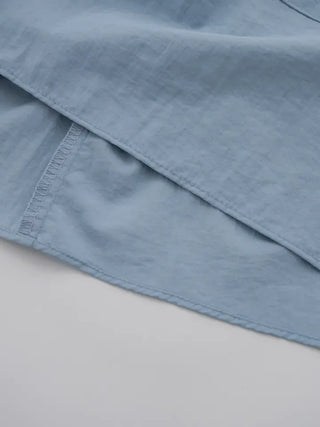 Birkin shirred flare skirt