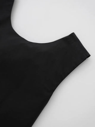 Now backless sleeveless blouse