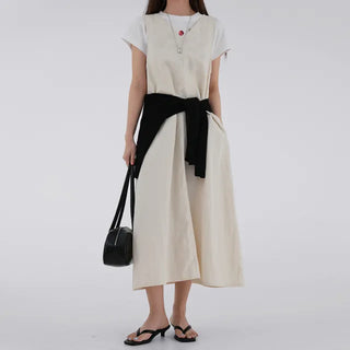 Fanu V-neck Maxi Sleeveless Dress