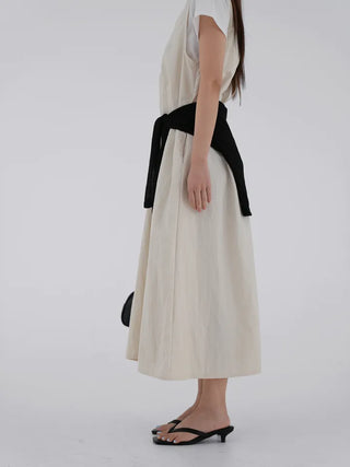 Fanu V-neck Maxi Sleeveless Dress