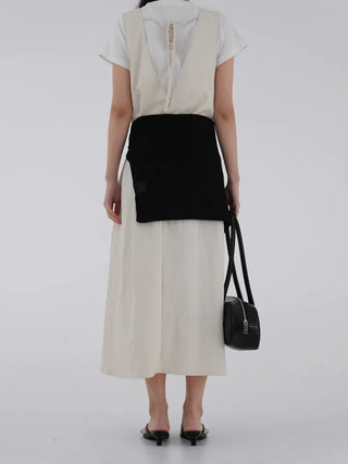 Fanu V-neck Maxi Sleeveless Dress