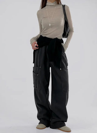 Rietti Rivet Pocket Long Pants