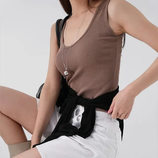 Vuni Wavy Crop Sleeveless