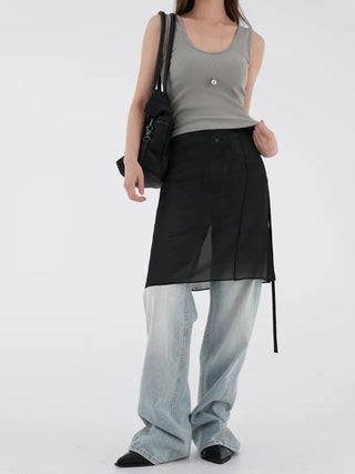 Vuni Wavy Crop Sleeveless