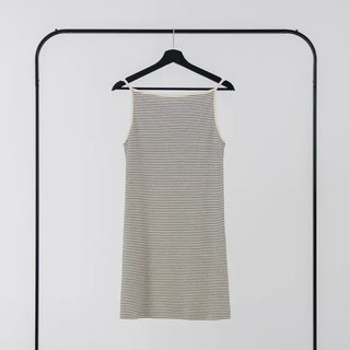Boating striped strap dress