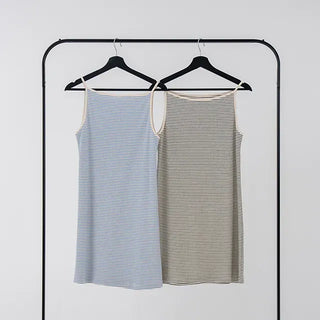 Boating striped strap dress