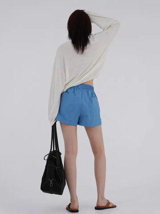 Gavin Linen String Sleeveless Tee