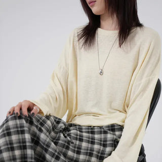 Gavin Linen String Sleeveless Tee