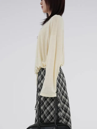 Gavin Linen String Sleeveless Tee