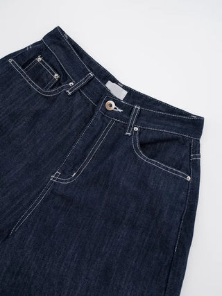 Ain Raw Denim Bermuda Pants