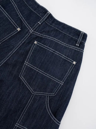 Ain Raw Denim Bermuda Pants