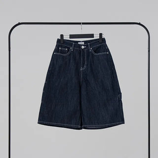 Ain Raw Denim Bermuda Pants