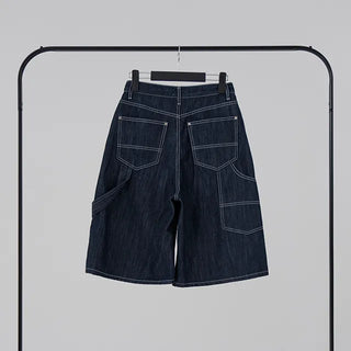 Ain Raw Denim Bermuda Pants