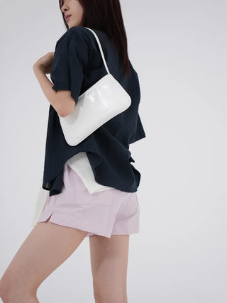 Star ring see-through short-sleeve shirt