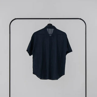 Star ring see-through short-sleeve shirt