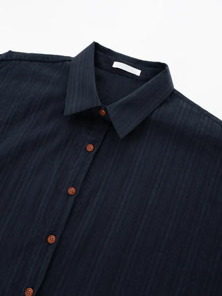 Star ring see-through short-sleeve shirt
