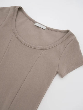 Coming Cut Scarf Tee