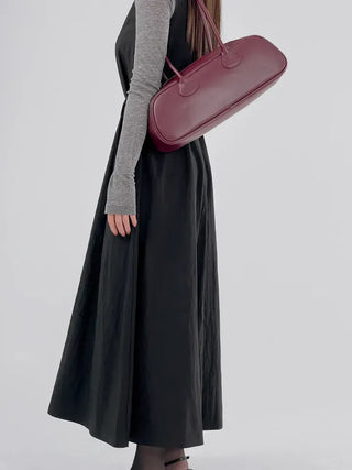 Roman V-neck Strap Long Dress