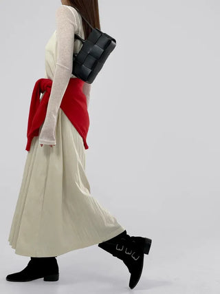 Roman V-neck Strap Long Dress