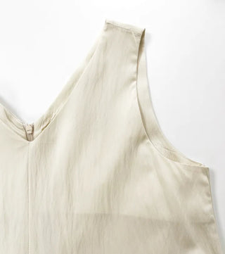 Roman V-neck Strap Long Dress
