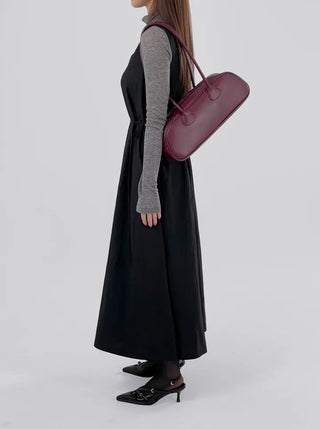 Roman V-neck Strap Long Dress