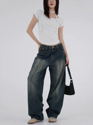 Hagging Washed Pintuck Pants