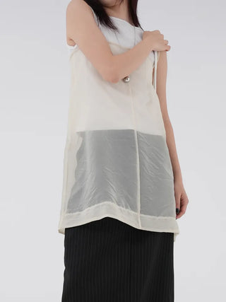 De Ne see-through sleeveless dress
