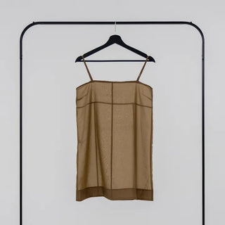 De Ne see-through sleeveless dress