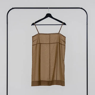 De Ne see-through sleeveless dress