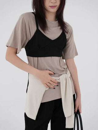 Arang Layered Bustier Bra Top