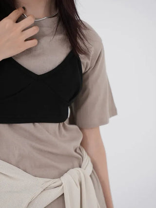 Arang Layered Bustier Bra Top