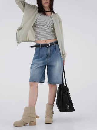 Tiff crinkle pocket jumper