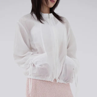 Tiff crinkle pocket jumper