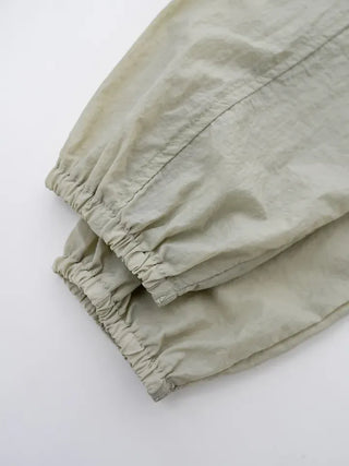 Tiff crinkle pocket jumper