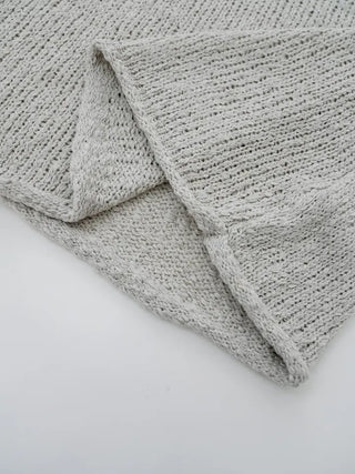 Puel banding knit long skirt