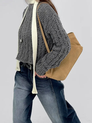 Mellow See-through Crop Knit