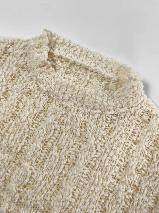 Mellow See-through Crop Knit