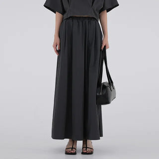 Rebel front pocket long skirt