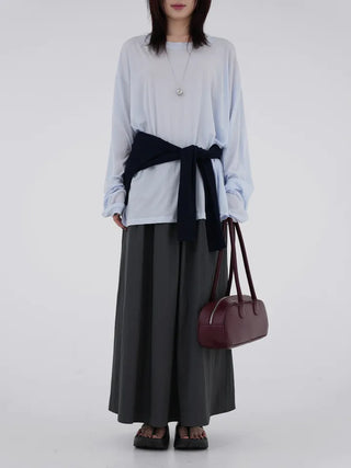 Rebel front pocket long skirt