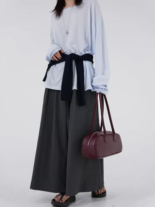 Rebel front pocket long skirt