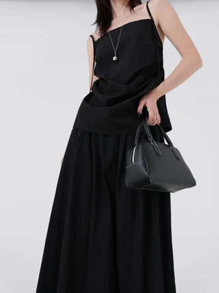Rebel front pocket long skirt