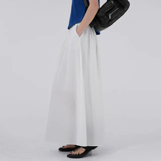 Rebel front pocket long skirt