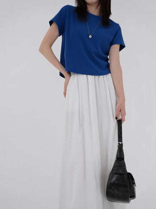 Rebel front pocket long skirt