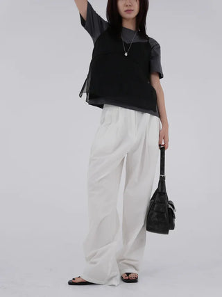 Mimu cutout see-through bustier